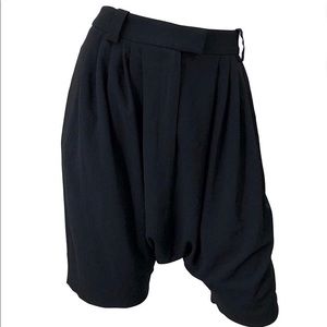 GIVENCHY black drop crotch / waist shorts (RARE)